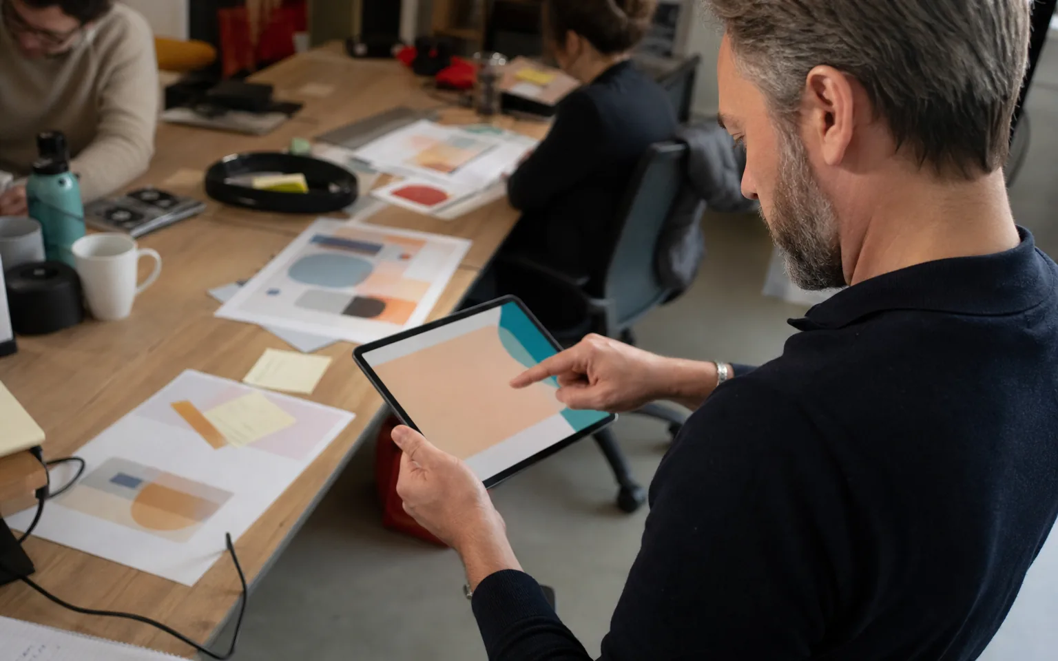 Owner approving a prepared campaign change on a tablet